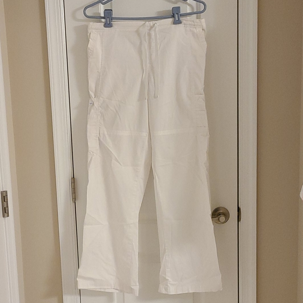 WonderWink White Scrub Pants
